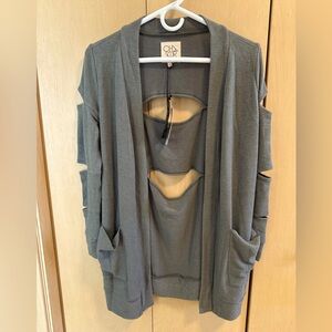Chaser Cut-Out Cardigan - NWT